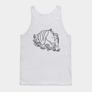 Horse and girl Tank Top